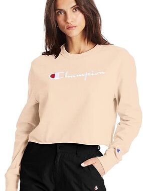 Champion Women's Crop Longsleeve